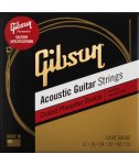 Gibson Coated Phosphor Bronze Acoustic Guitar Strings 12-53 Light Gauge struny