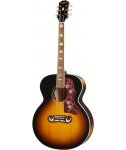 Epiphone J-200 AVS Solid Wood Fishman Sonitone gitara elektroakustyczna Aged Vintage Sunburst Gloss